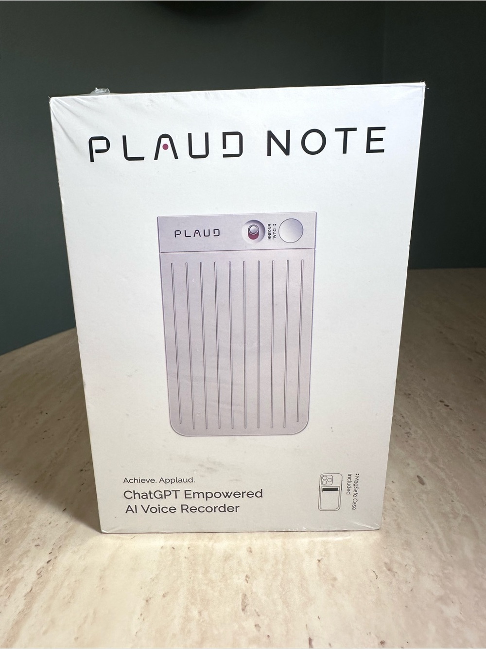 Sealed Plaud Note AI Voice Recorder Note Taker With Case App Control Silver